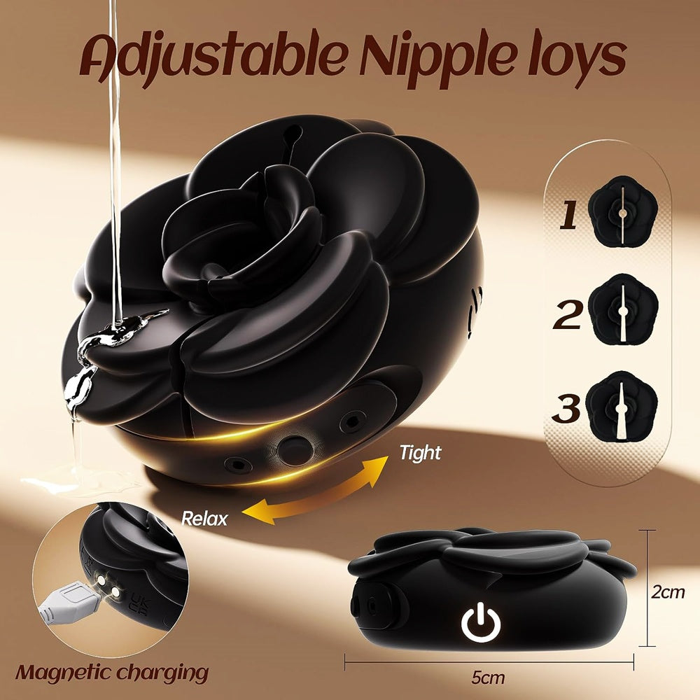 SUZANA Remote Controlled vibrating Nipple Suckers