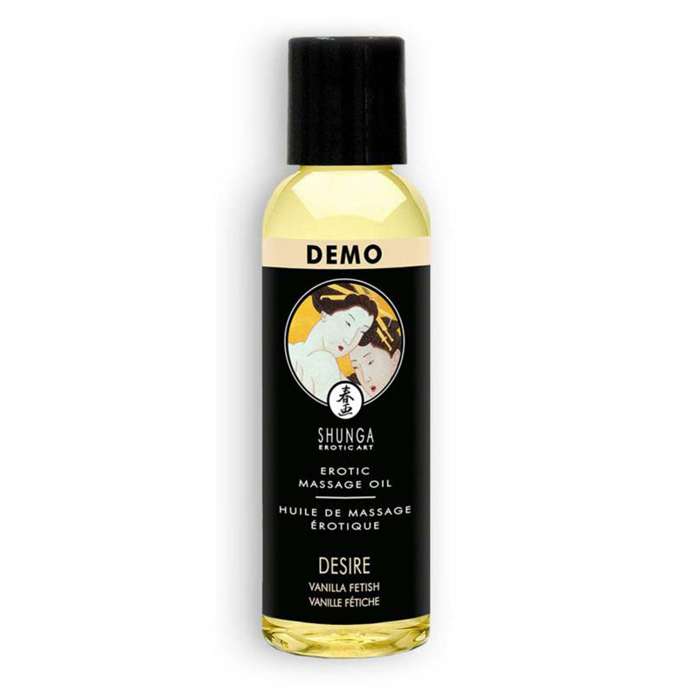 Shunga Massage Oil Desire Vanilla 60ml Δευτερεύουσα εικόνα προϊόντος