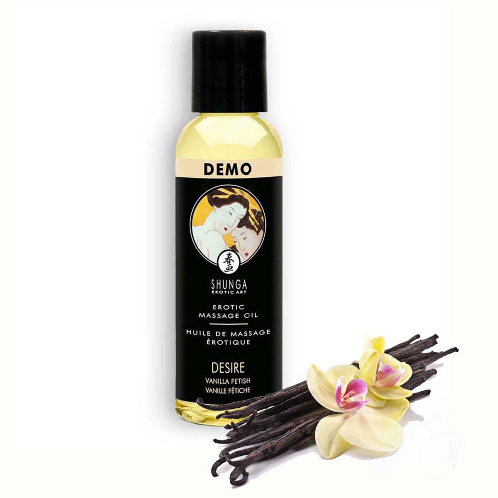 Shunga Massage Oil Desire Vanilla 60ml Κύρια εικόνα προϊόντος