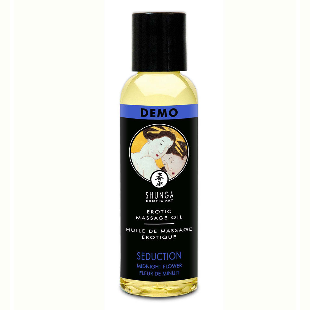 Shunga Massage Oil Midnight Flower 60ml Κύρια εικόνα προϊόντος