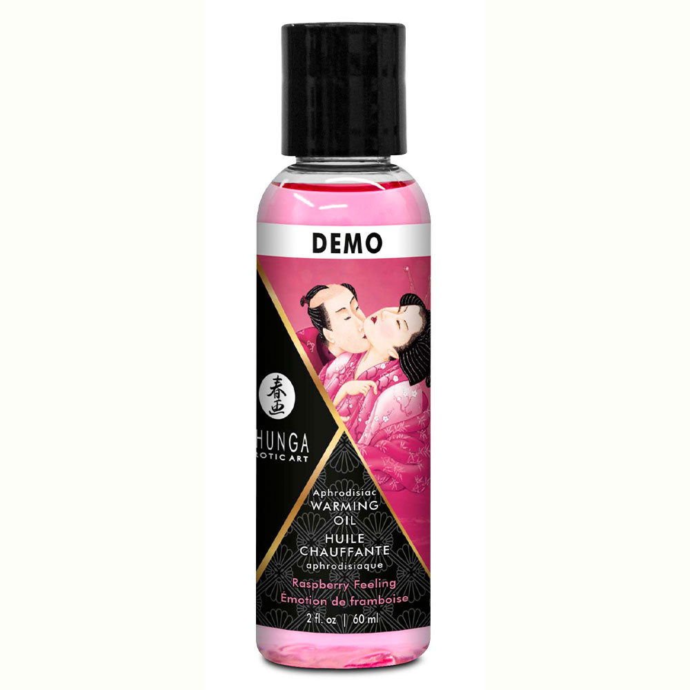 Shunga Intimate Kisses Aphrodisiac Oil Raspberry 60 ml Δευτερεύουσα εικόνα προϊόντος