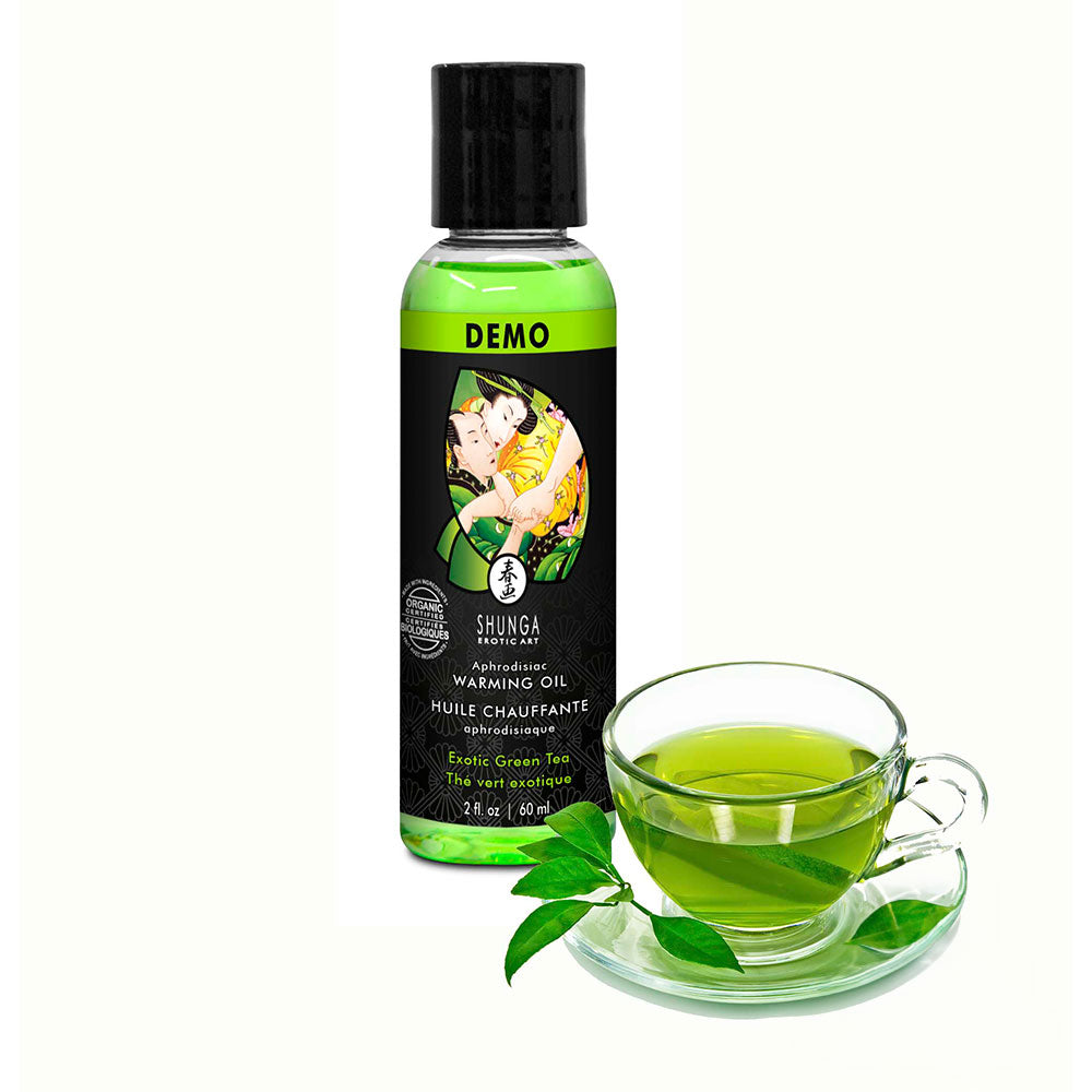 Shunga Intimate Kisses Aphrodisiac Oil Green Tea 60 ml