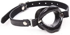 Black Open Lip Mouth Gag with strap Naughty Toys - image 4