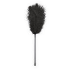 Black Ostrich feather tickler teaser 46 cm - image 5