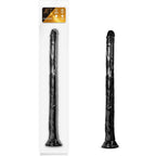 Jet Black Mamba Long Dildo 19 inch