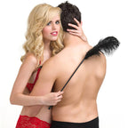 Black Ostrich feather tickler teaser 46 cm - image 6