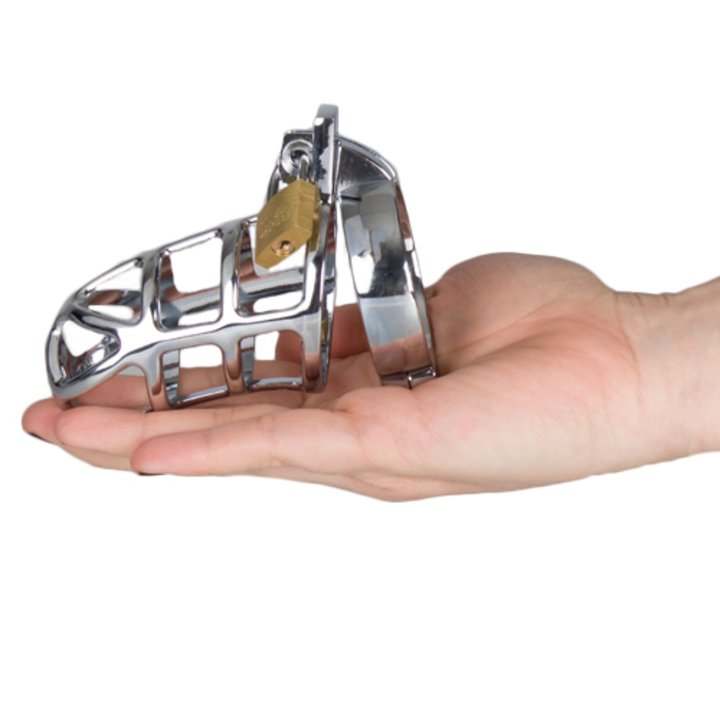 Gladiators Steel Cock cage with Locker M Δευτερεύουσα εικόνα προϊόντος