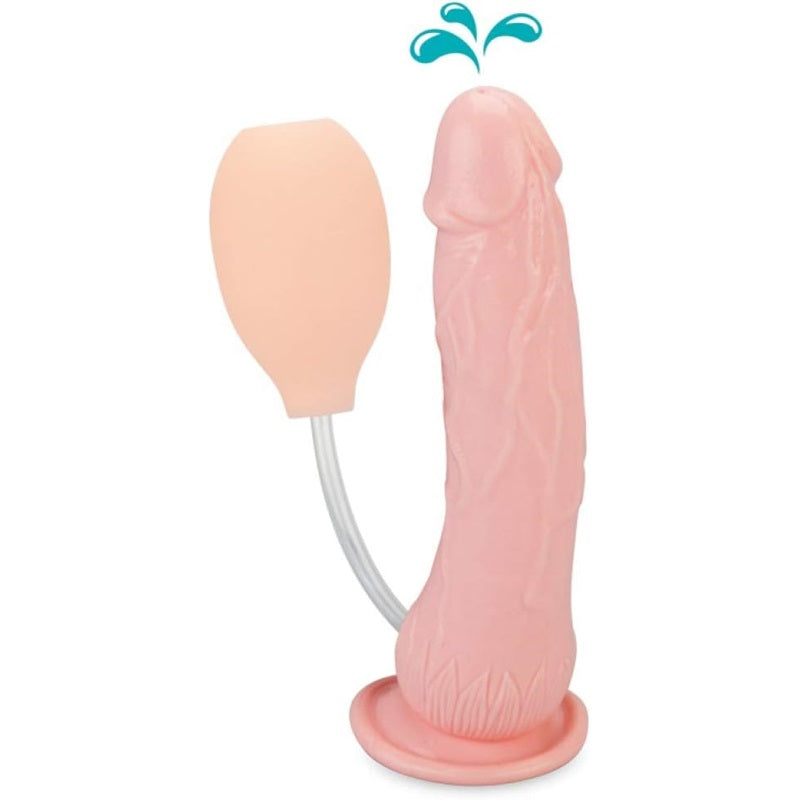 Realistic hand-pump Squirting Ejaculating Dildo 20 cm Δευτερεύουσα εικόνα προϊόντος