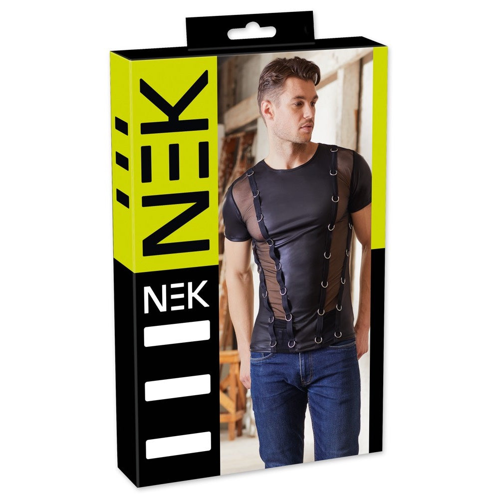 Wetlook Shirt With Translucent Bet