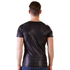 Wetlook Shirt With Translucent Bet - image 3
