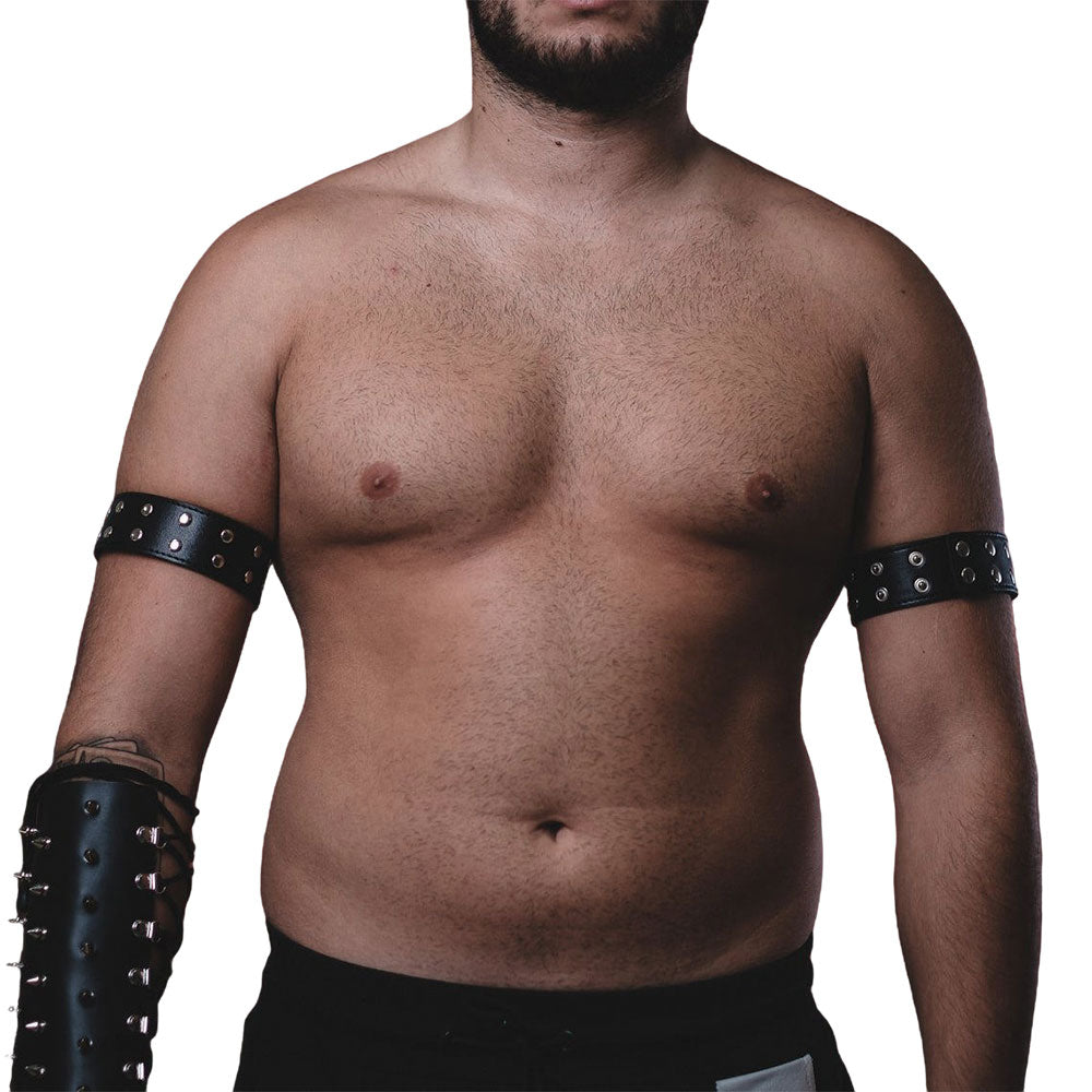 Leather Fetish Armband Bracelet - image 2