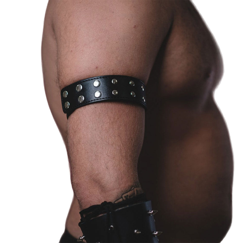 Leather Fetish Armband Bracelet - image 3