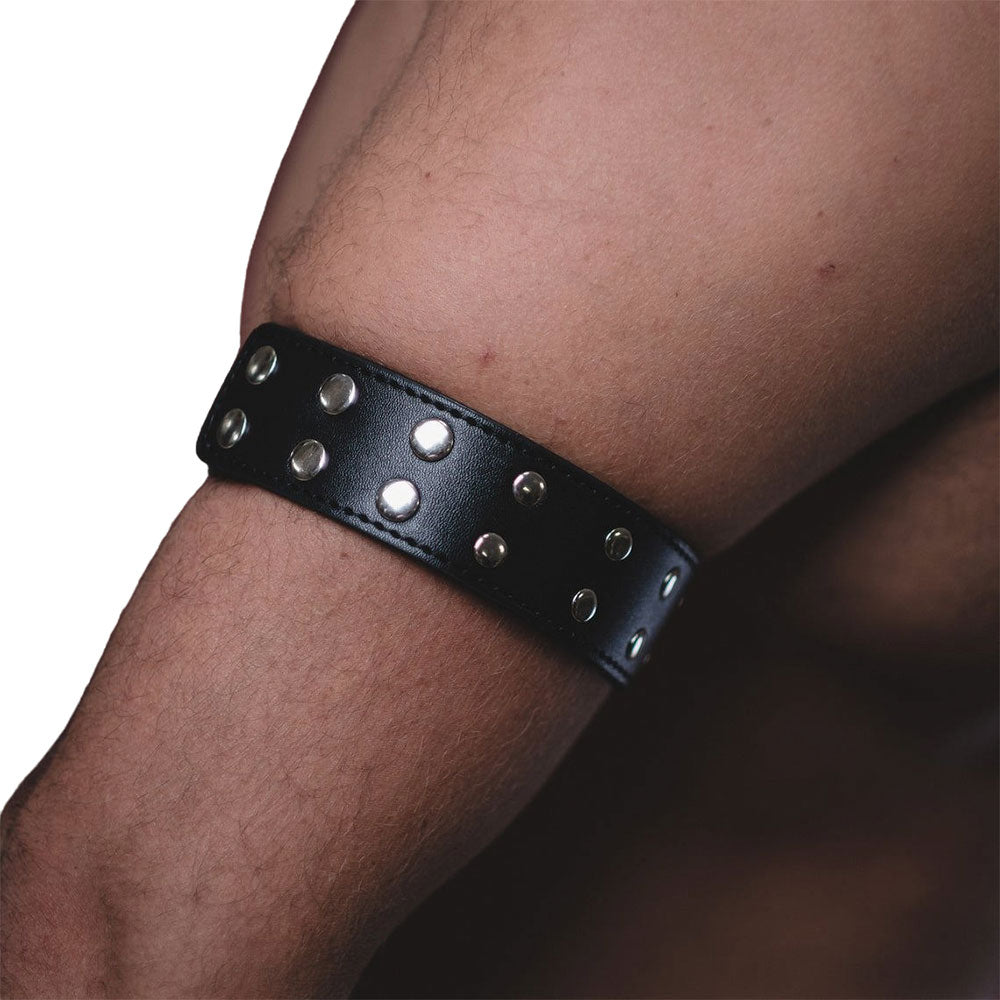 Leather Fetish Armband Bracelet - image 4