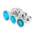 LARGE Naughty Toys Alu Butt Plug TURQUOISE - image 5