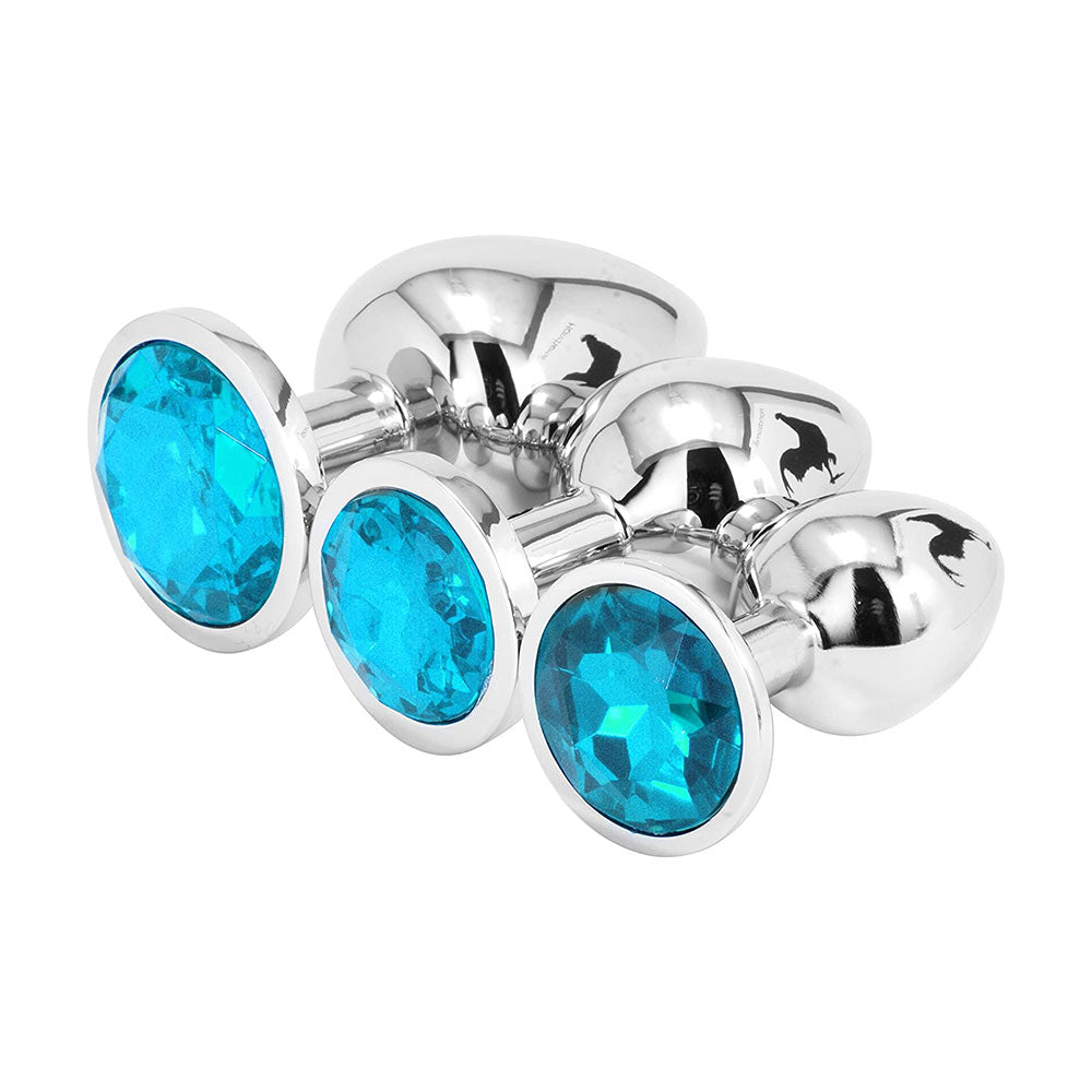 LARGE Naughty Toys Alu Butt Plug TURQUOISE - image 5