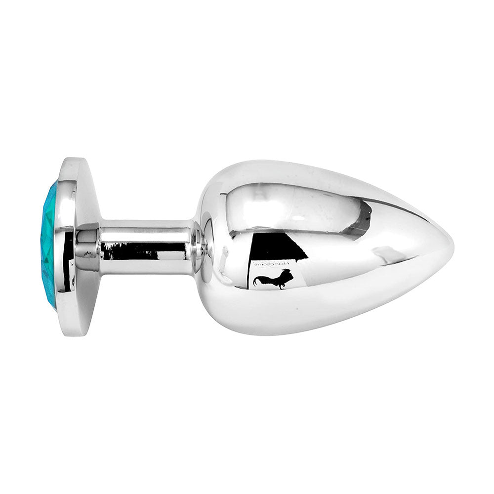 LARGE Naughty Toys Alu Butt Plug TURQUOISE - image 4