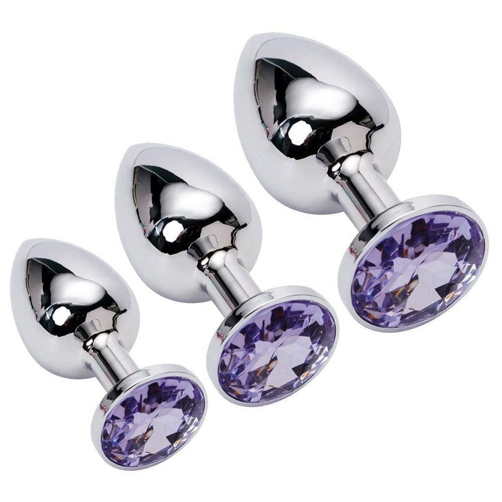 MEDIUM Light PURPLE Naughty Toys Alu Butt Plug - image 6