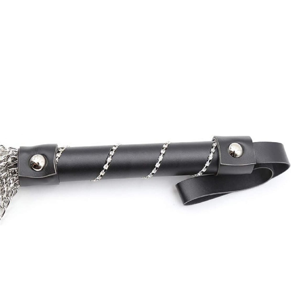 Naughty Toys flogger whip with metal chain tails 55 cm - image 5