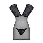 Obsessive Fishnet Lace Chemise with Thong - image 3