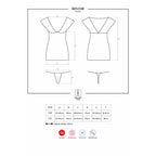 Obsessive Fishnet Lace Chemise with Thong - image 7