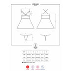 Obsessive Plus Size Charming Red Babydoll with Thong - image 5