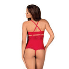 Obsessive Sensual Crotchless Teddy Red - image 6