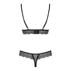 Obsessive Translucent Mesh Bra with Thong - image 5