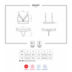 Obsessive Translucent Mesh Bra with Thong - image 7