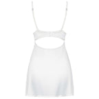 Obsessive Glossy White Chemise with Thong - image 5