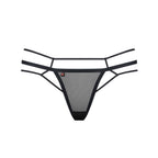 Obsessive Strappy Thong Black