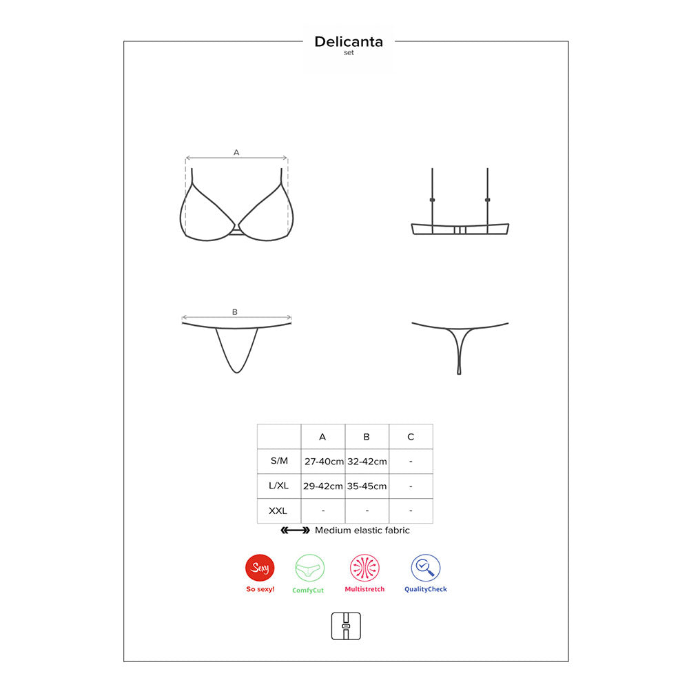 Obsessive Delicanta Bra Set Mint - image 7