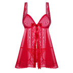 Obsessive Rougebelle Babydoll With Thong Red
