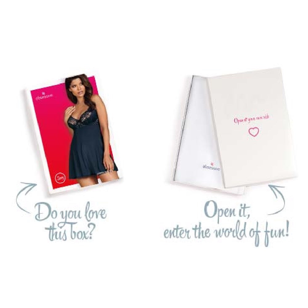 Obsessive Drimera Babydoll with Thong Blue - image 7