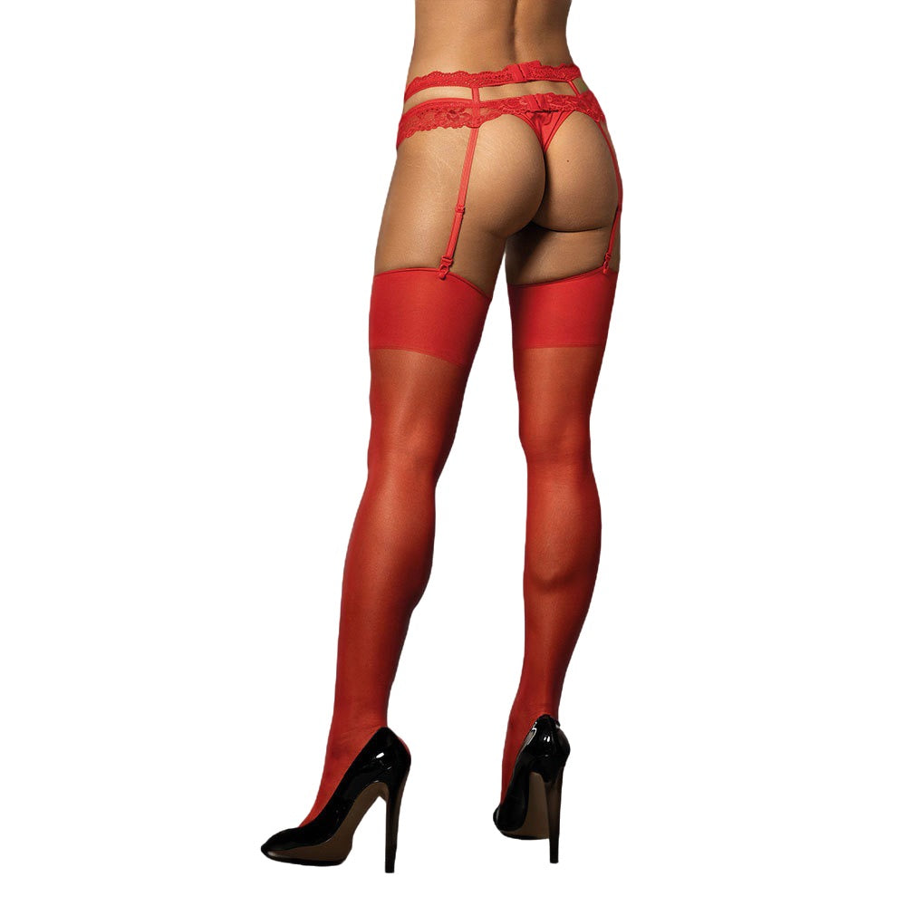 Obsessive Sexy Red Stockings - image 5