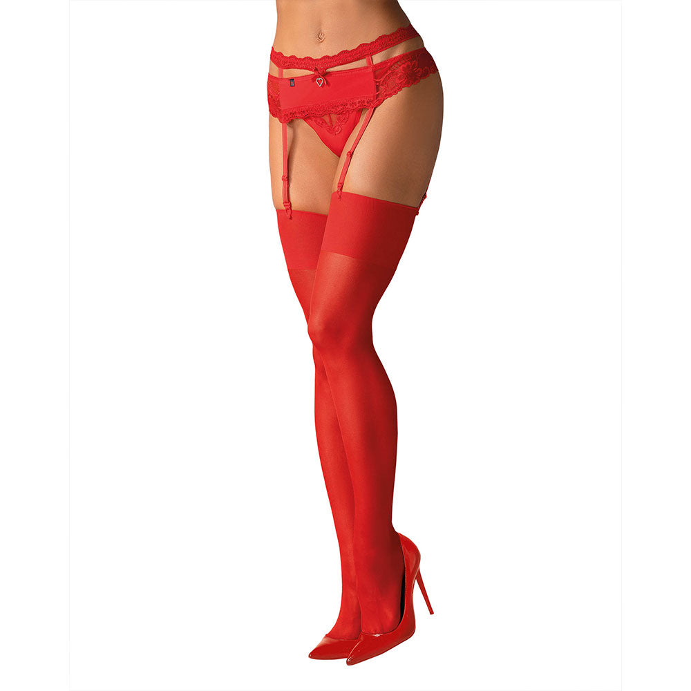 Obsessive Sexy Red Stockings - image 3