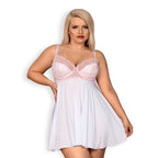 Obsessive Plus Size Girlly Babydoll With Thong - image 2