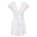 Obsessive Girlly Peignoir With Thong