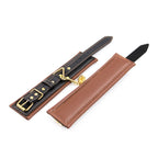 Brown Leather Padded WRIST Cuffs with Golden Chain - image 3