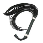 Gladiators Black Leather Flogger Whip 63 cm - image 9