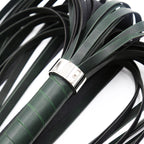 Gladiators Black Leather Flogger Whip 63 cm - image 4