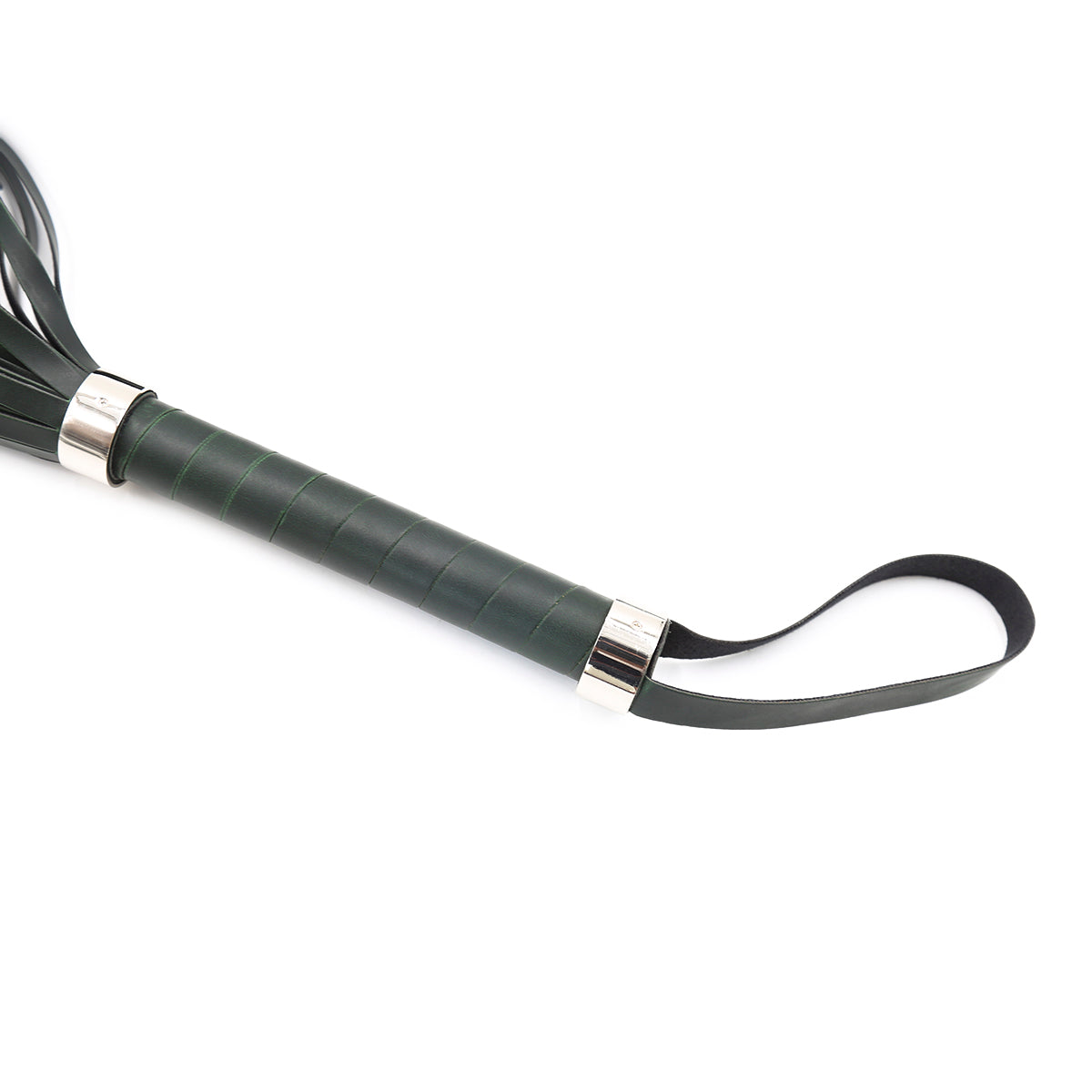 Gladiators Black Leather Flogger Whip 63 cm - image 8