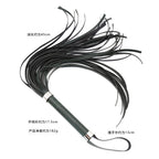 Gladiators Black Leather Flogger Whip 63 cm
