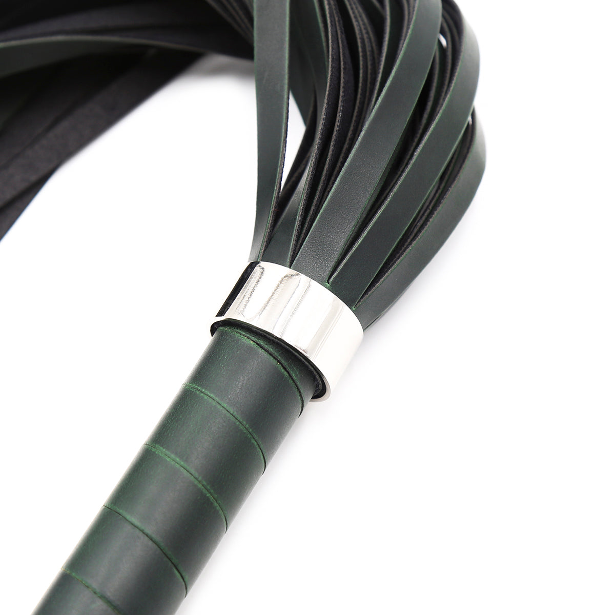 Gladiators Black Leather Flogger Whip 63 cm - image 7