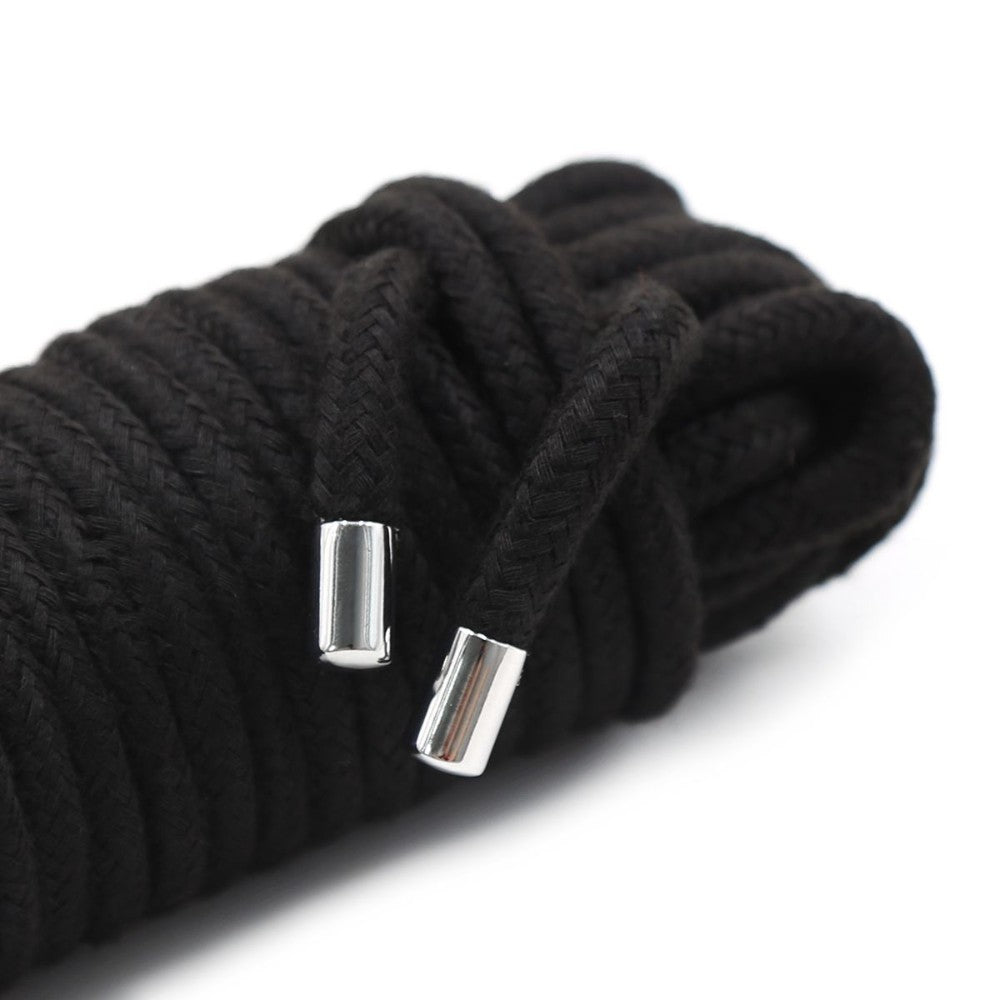 BDSM Cotton bondage Rope 5 Meters BLACK Δευτερεύουσα εικόνα προϊόντος