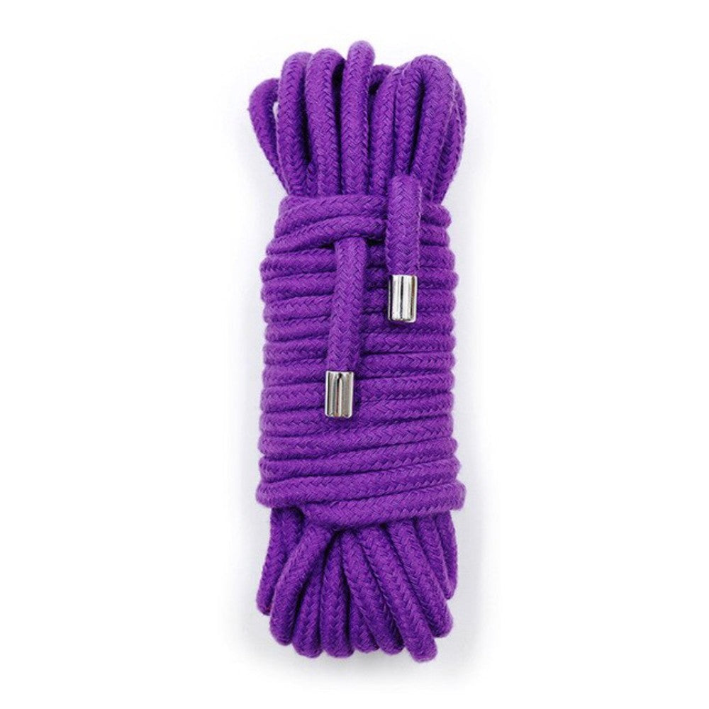 BDSM Cotton Bondage Rope 10 Meters PURPLE - image 2