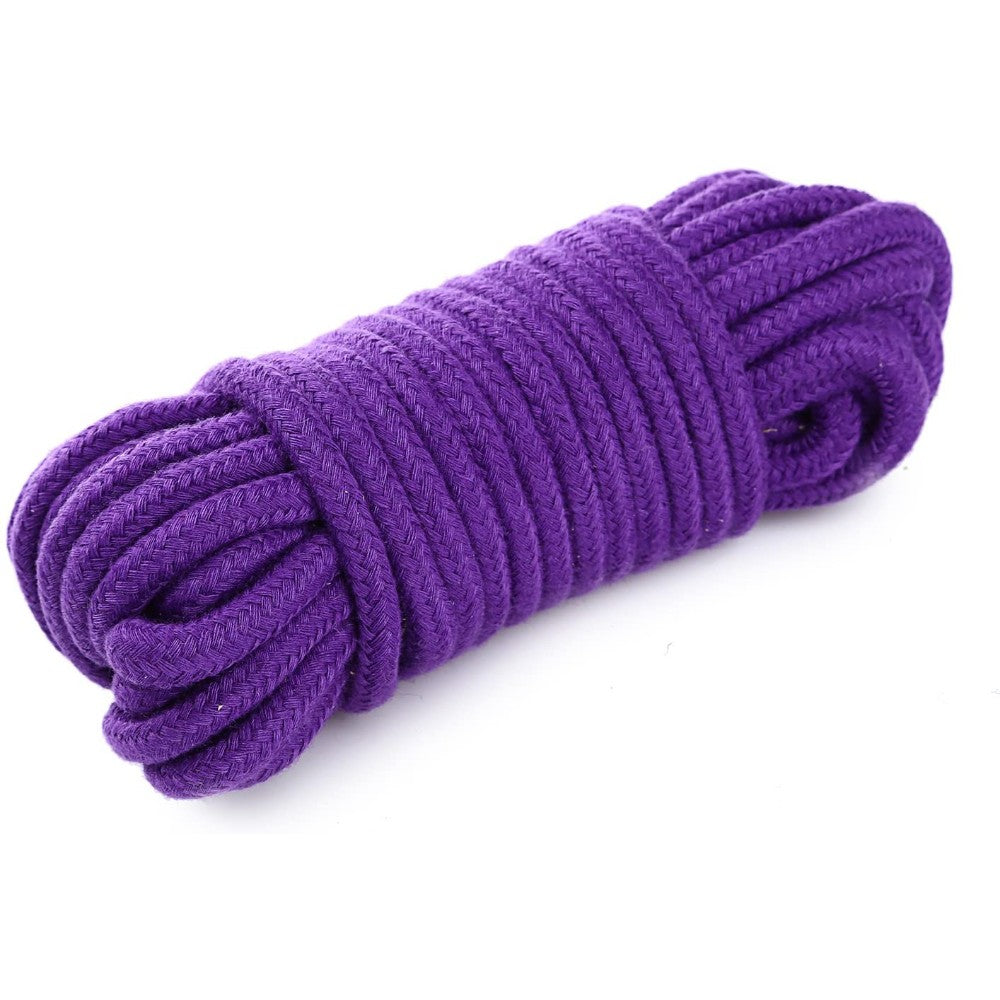 BDSM Cotton Bondage Rope 10 Meters PURPLE - image 5