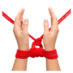 BDSM Cotton Bondage Rope 10 Meters RED - image 2