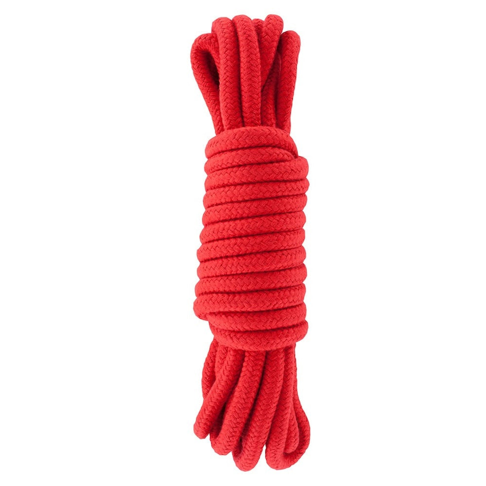 BDSM Braided Cotton bondage Rope 5 Meters RED