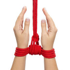 BDSM Braided Cotton bondage Rope 5 Meters RED - image 3