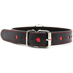 Leather Neck Collar with Metal Leash Chain - image 6